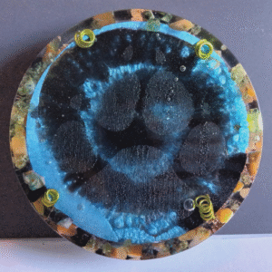 Blue Portal Paw Print