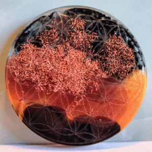 Autumn Elegance - Flower of Life - Orgone Device