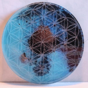 Blue Kachina - Flower of Life - Shungite Device