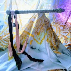 Rainbow Florite Dahlia Wand - Embracing your unique path, fresh start,